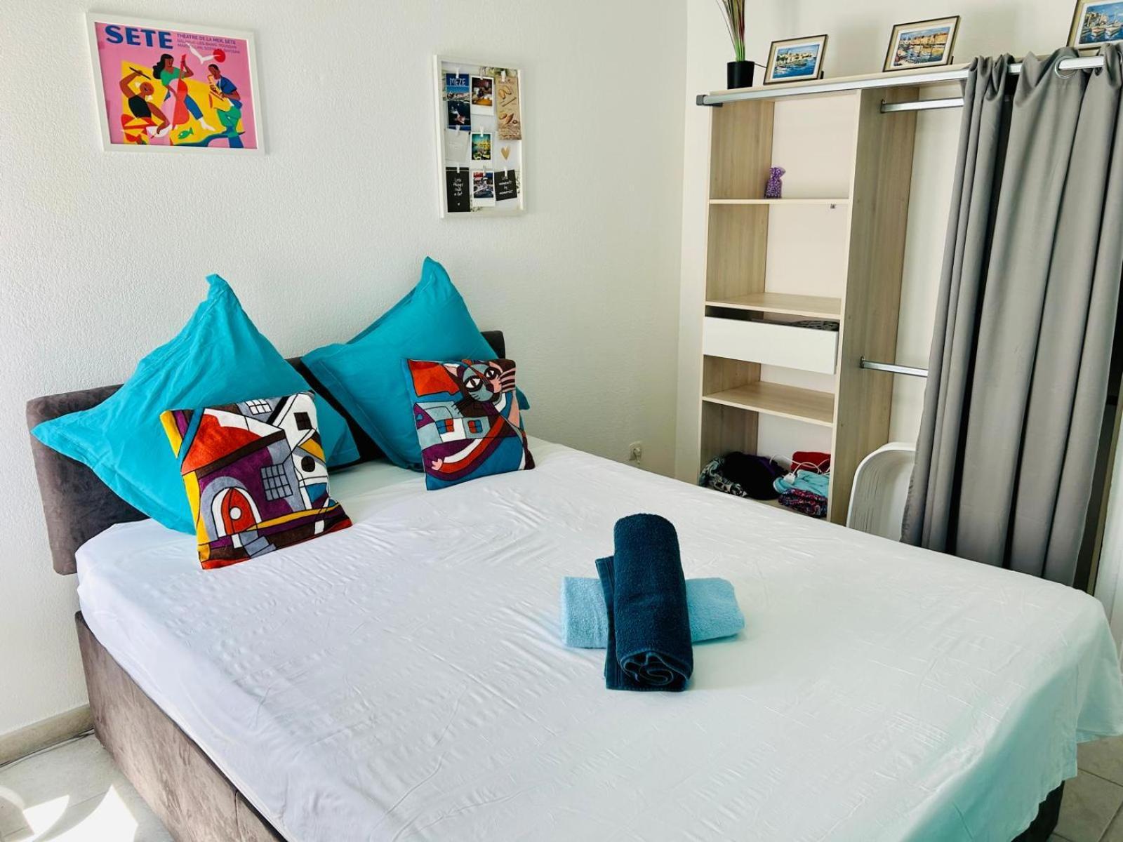 Nautilus Joli T3 Appartement Terrasse Climatisation 세테 외부 사진